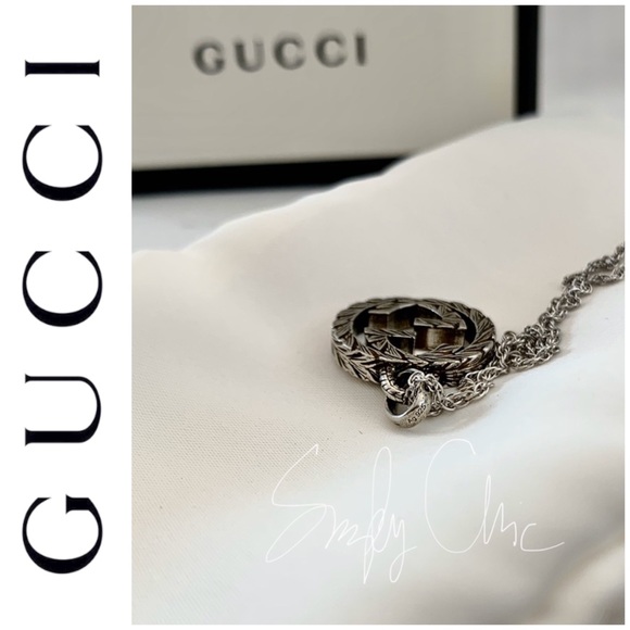 BRAND NEW authentic GUCCI interlock G pendant - Picture 6 of 7
